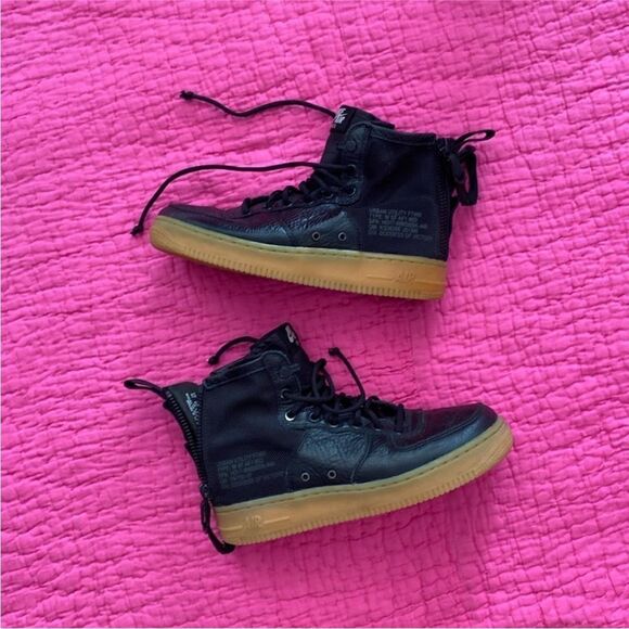 Nike Air Sf Af 1 Black High-Top Sneakers US75
